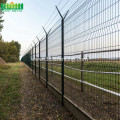 easily assembled airport security fence for protection